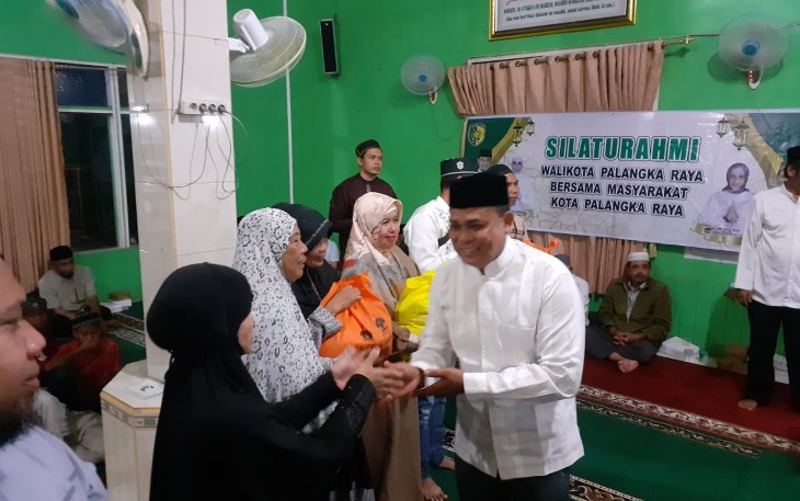 Danramil Pahandut saat Ikuti Kegiatan Safari Ramadhan Forkopimda Palangka Raya di Masjid Daruth Thayyibah 