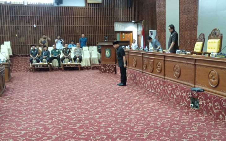 Nota Penjelasan Gubernur Rohidin atas Raperda APBD Provinsi Bengkulu 2024