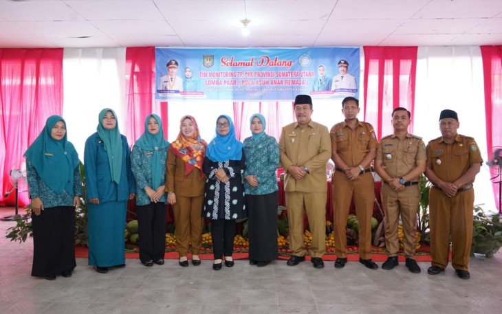 Wakil Bupati Asahan Terima Kunjungan Tim Monitoring PKK Provinsi