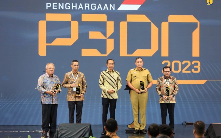 Kementerian PUPR Raih Peringkat Pertama Kementerian Dengan Penggunaan Produk Dalam Negeri Terbesar