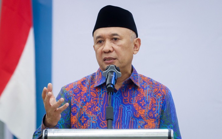  MenKopUKM Teten Masduki dalam acara Lokakarya Nasional ICMI yang mengusung tema ‘Kolaborasi Pemberdavaan Ekosistem Ekonomi dan Keuangan Mikro Syariah yang Berdaya Saing di Era Digital,’ di Makassar, Jumat (3/11).