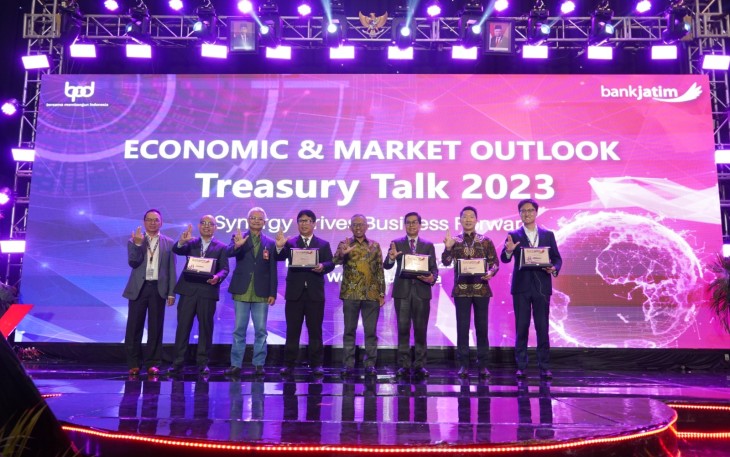 Perkuat Strategi Keuangan, Bank Jatim Gelar Treasury Talk 2023