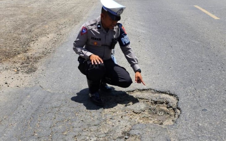 Satlantas Polres Aceh Timur Imbau Pengendara Berhati-hati