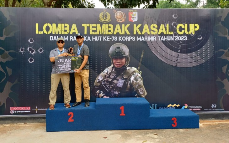 Tim Tembak Puspenerbal Raih Juara 2 Eksekutif 20 M Beregu Kasal Cup 2023