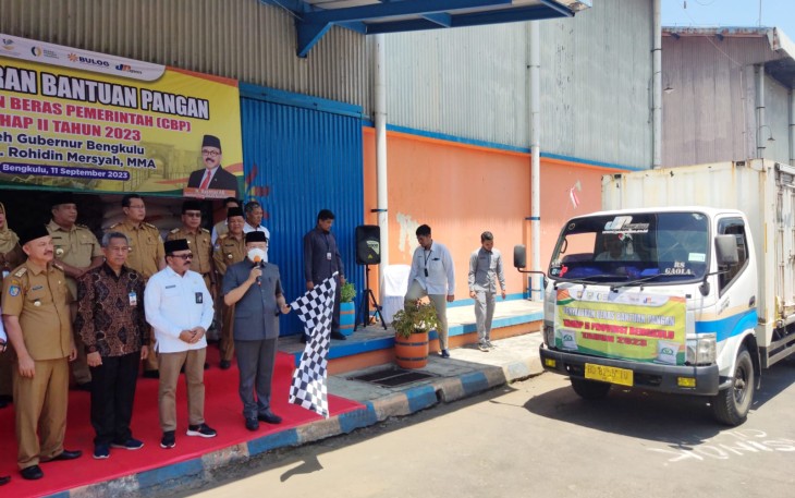 Gubernur Rohidin Pastikan Stok Beras Bengkulu Aman