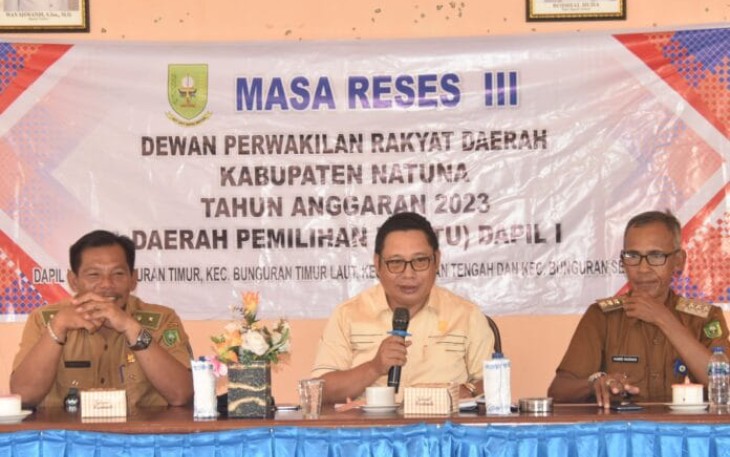 Ketua DPRD Natuna Daeng Amhar Tampung Aspirasi Masyarakat Desa Batu Gaja
