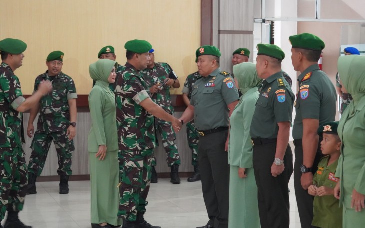 Pabung Kodim 1016/Palangka Raya Naik Pangkat, Ikuti Acara Laporan Korps 