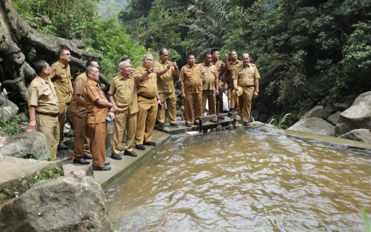 Bupati Dan Wakil Bupati Asahan Resmikan Berbagai Fasilitas Di Air Terjun Ponot