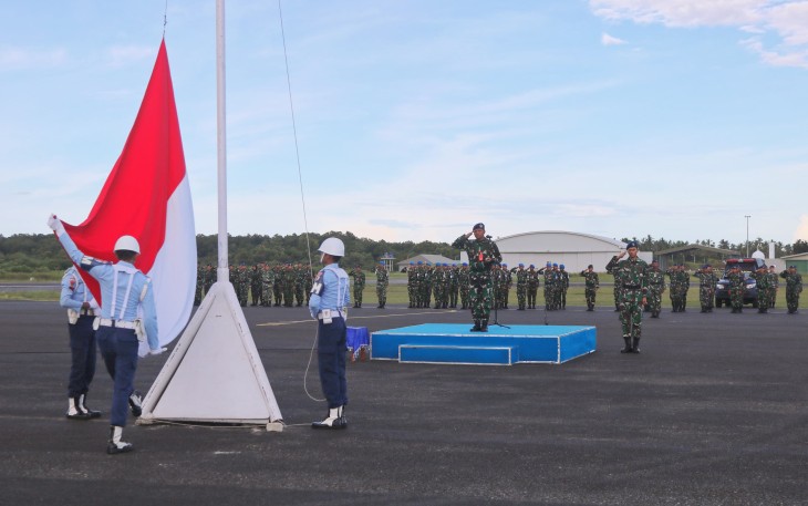 Lanud Raden Sadjad Natuna Laksanakan Upacara Hari Sumpah Pemuda ke-95 