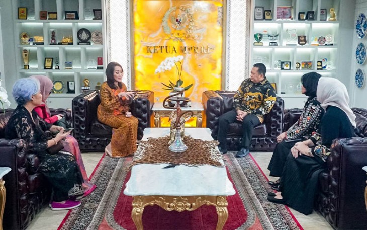 Bamsoet saat menerima pengurus KOWANI, di Jakarta, Selasa (10/10/23).
