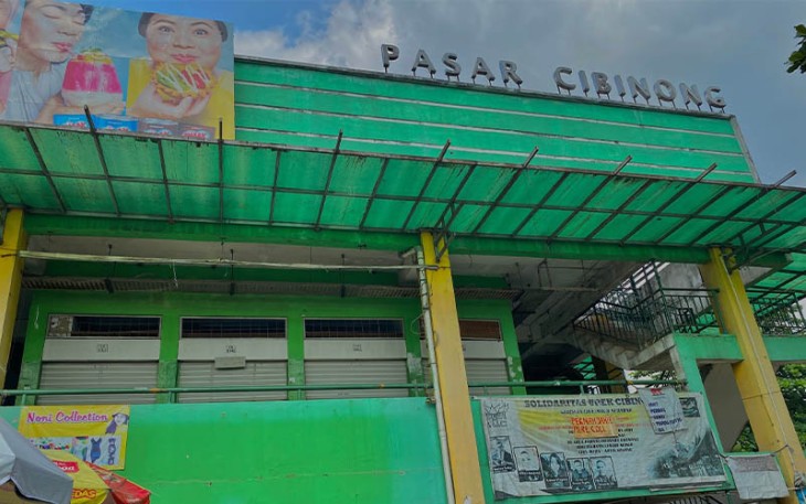 Pasar Tradisional Cibinong Terdapat Dua Lantai. Foto: Humaira Dara Asyari