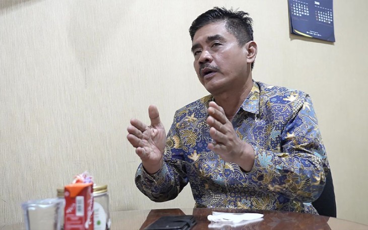 Direktur PT Air Batam Hulu-Hilir (ABH-ABHi), Mujiaman Sukirno, Senin (26/6/2023).