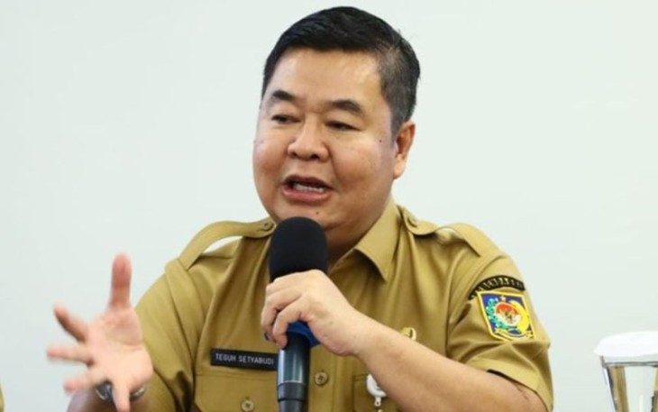 Dirjen Dukcapil Teguh Setyabudi pada Focus Group Discussion Asistensi Koordinasi Supervisi Penegakan Hukum Bidang Kependudukan dan Pencatatan Sipil di Daerah di Jakarta, Senin (27/11/2023). 