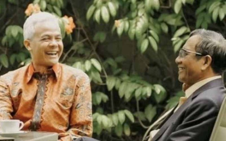 Pertemuan Mahfud MD dan Ganjar