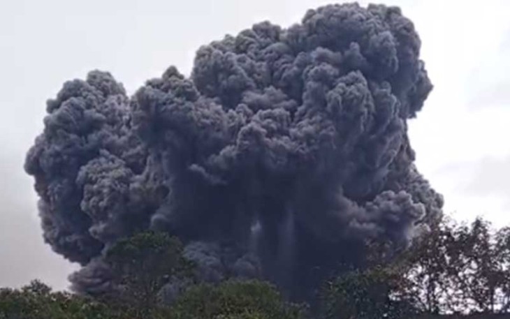 Pasca erupsi gunung marapi
