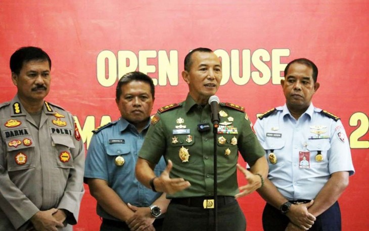 Pangdam Hasanuddin Mayjen TNI Dr. Totok Imam Santoso saat memberikan sambutan 