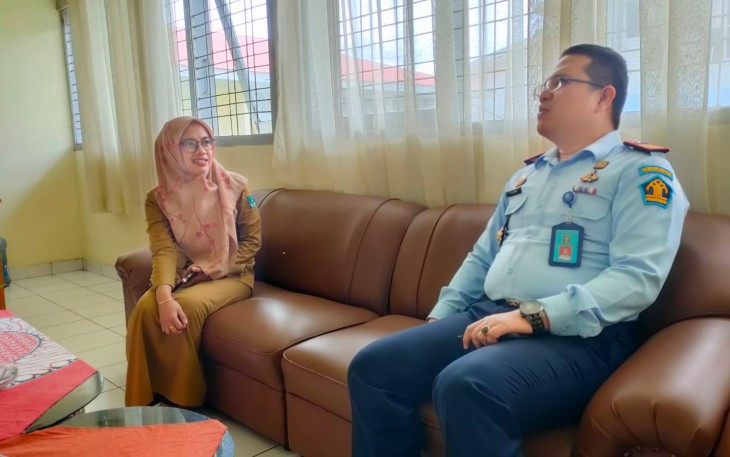 Karutan Padang Panjang Auliya Zulfahmi mengunjungi BLK Padang Panjang.