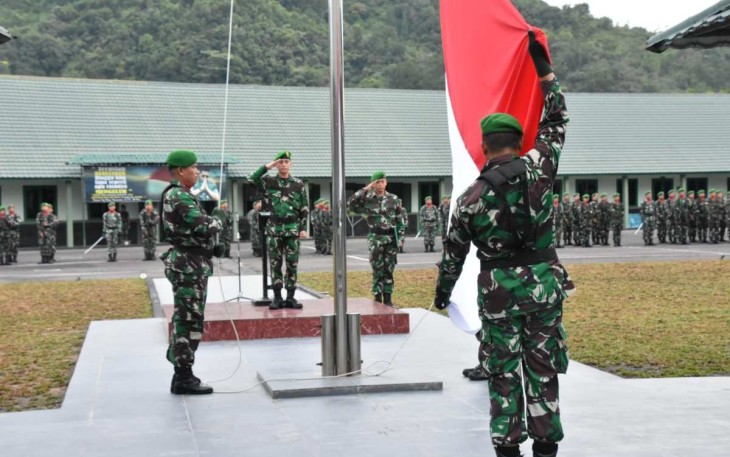 Upacara Bendera Korem 023/KS
