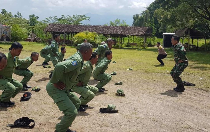 Pelatihan linmas desa binaan