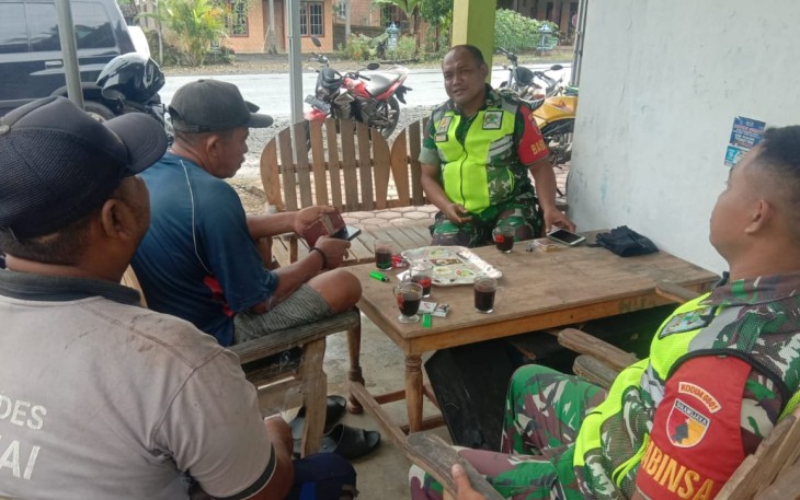 Komsos bersama warga binaan 