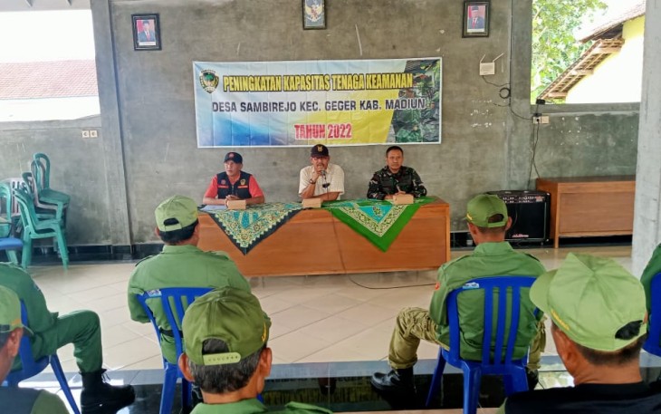Pelatihan linmas desa binaan