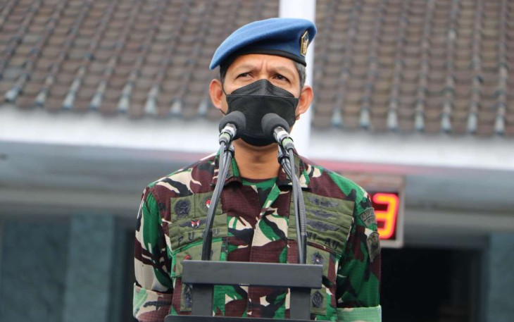 Danlanud Husein Sastranegara Kolonel Pnb I Gusti Putu Setia pimpin upacara HUT Ke 1 Koopsudnas 