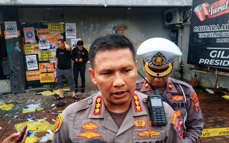 Kapolresta Malang Kota Kombes Pol Budi Hermanto saat memberikan keterangan pers 