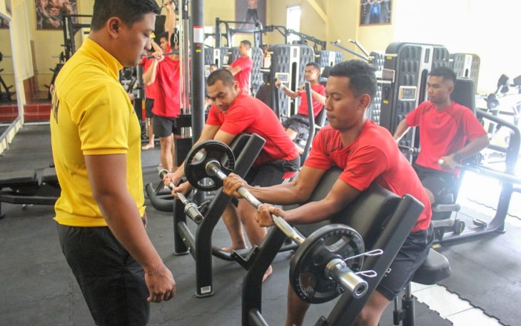 Olahraga Fitness Prajurit Menarmed 2 Kostrad 