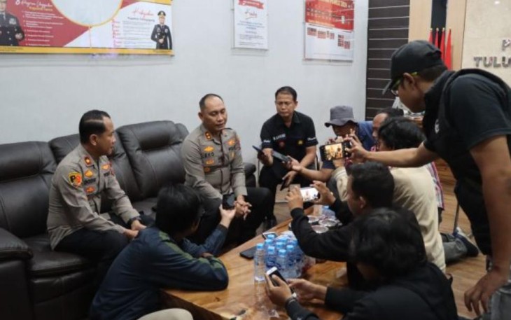 Konferensi Pers Polres Tulungagung 