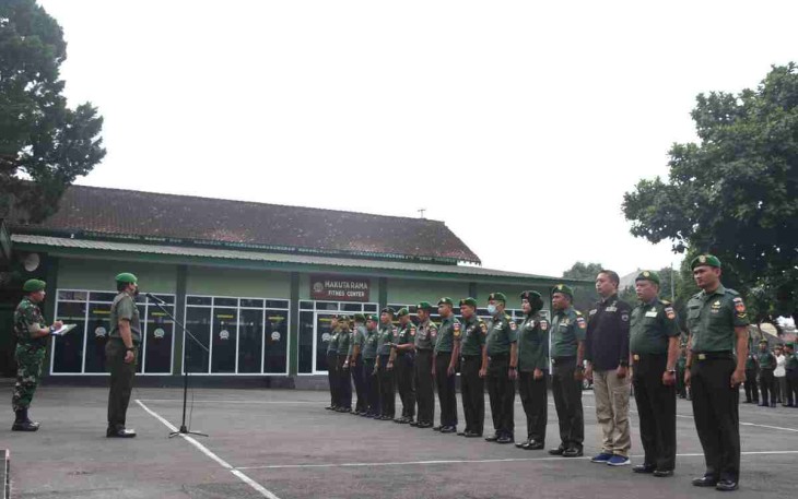 Apel pagi anggota Korem 073/Mkt 