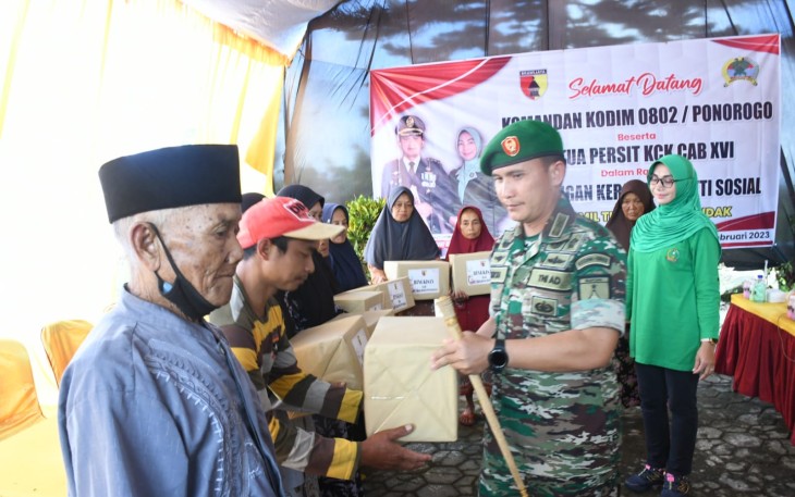 Dandim 0802/Ponorogo Letkol Inf Hirta Juni Adriansyah 