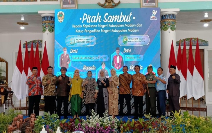Pisah Sambut Kajari dan Ketua PN Kabupaten Madiun