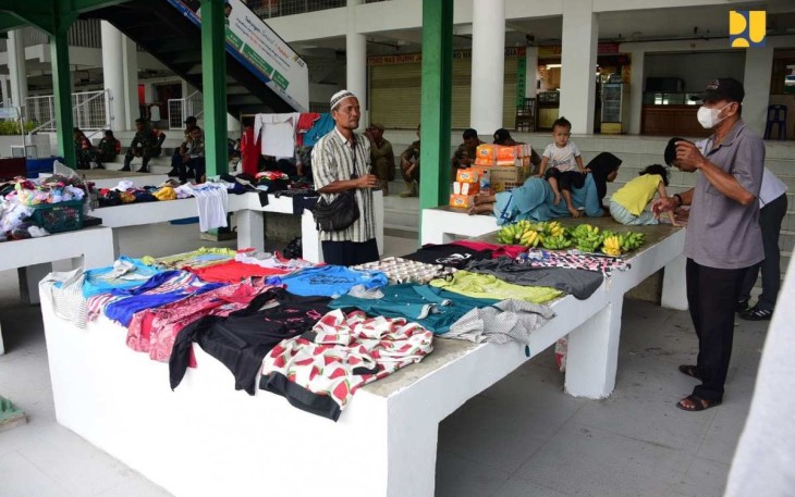 Pedagang pasar Aksara Kota Medan