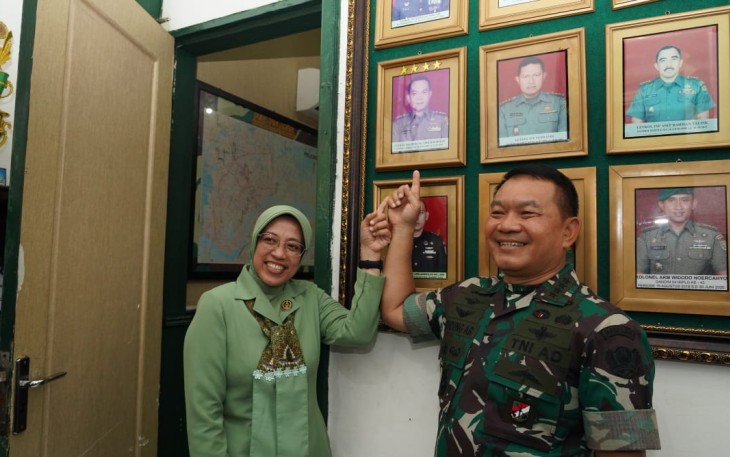 Kasad Jenderal TNI Dudung Abdurachman bernostalgia di Kodim 0418/Palembang