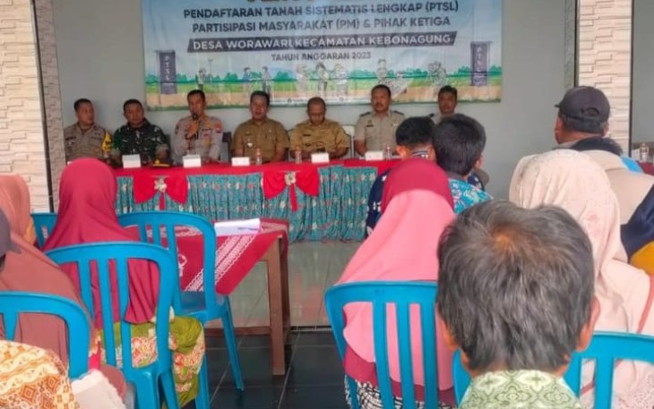 Suasana Penyuluhan PTSL Wilayah Desa Binaan 