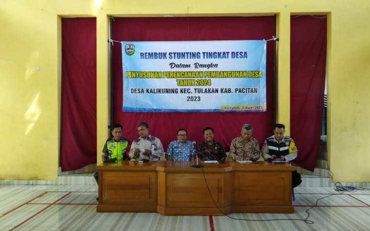 Rembuk Stunting di wilayah desa binaan 