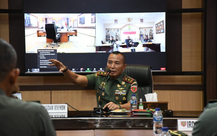Pangdam XIV Hasanuddin Mayjen TNI Dr Totok Imam Santoso 