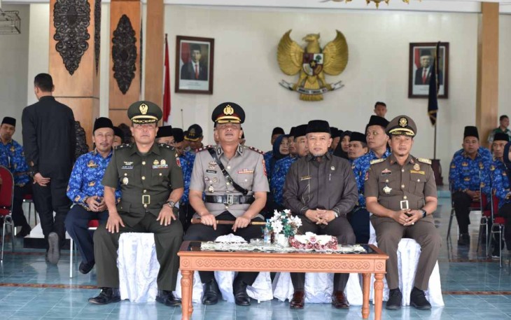 Peringatan HUT Satpol PP, Satlinmas, Damkar dan Persatuan Perawat Nasional