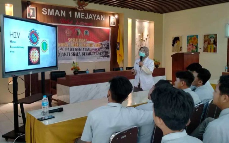 Sosialisasi Bahaya Narkoba di SMAN 1 Mejayan