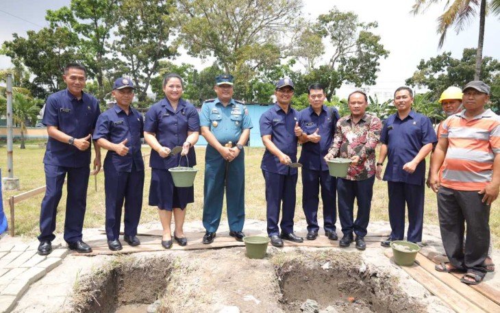 Peletakan Batu Pertama Pembangunan SMK Hang Tuah Belawan Tahap II  