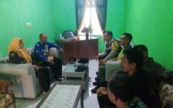 Komsos bersama aparat desa binaan 