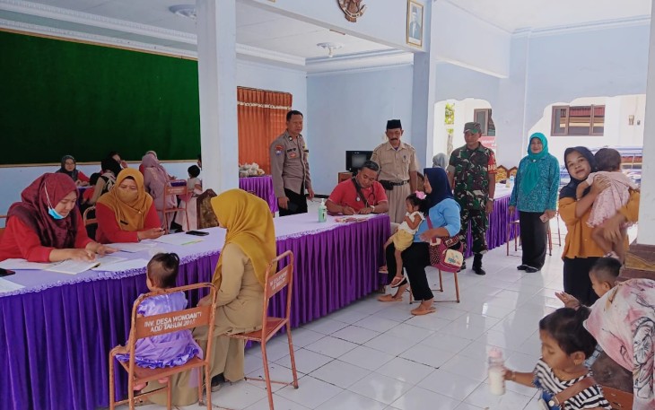 Kegiatan penurunan stunting balita wilayah desa binaan 