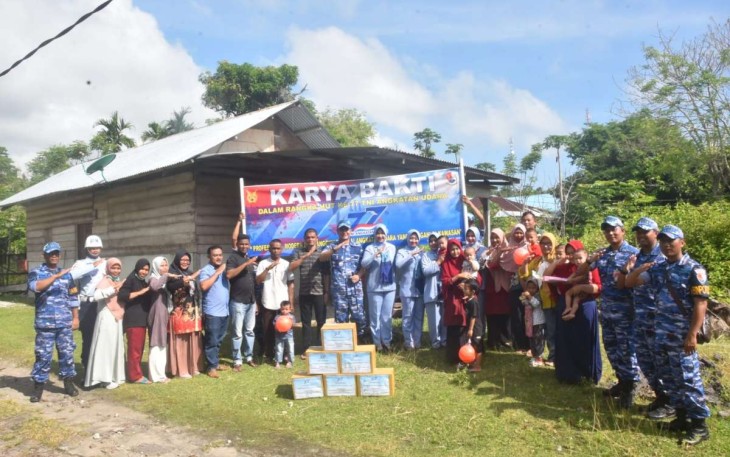Peduli stunting lanud Maimun Saleh 