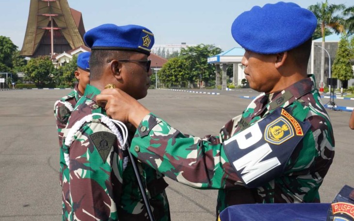 Kenaikan pangkat prajurit Puspomal
