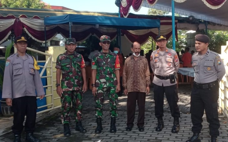 Pengamanan gereja di wilayah desa binaan 