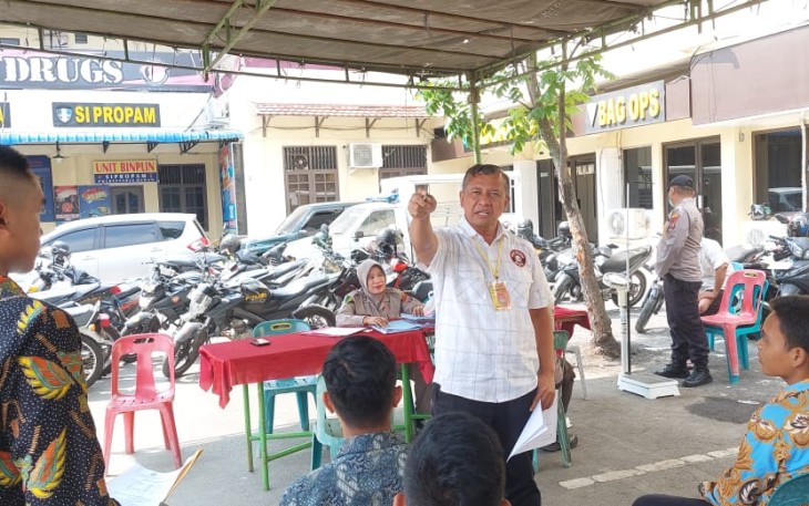 Aktivitas pendaftaran anggota Polri di Polrestabes Medan 