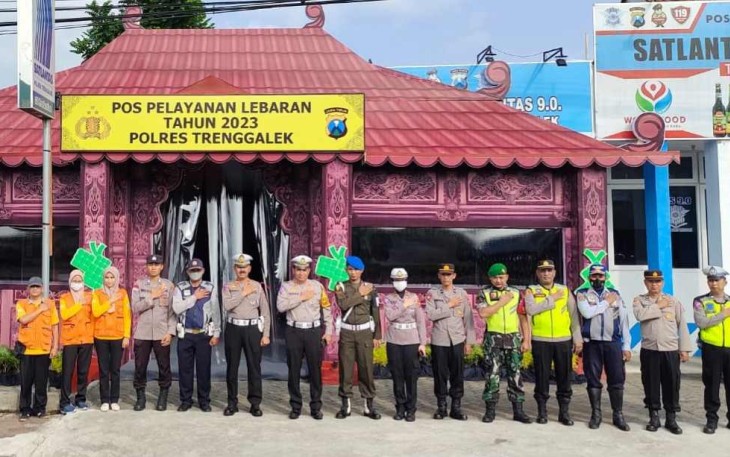 Pos pengamanan lebaran di Agropark