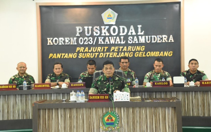 Danrem 023 KS Kolonel Inf Dodi Triwinarto 