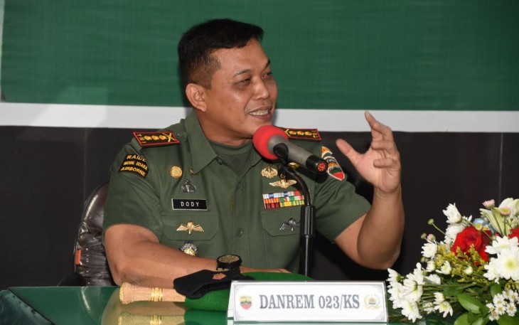 Danrem 023 KS Kolonel Inf Dodi Triwinarto 