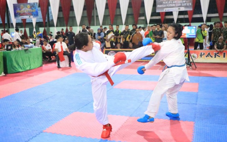 Peserta 4th National Open Karate Championship 2023, Malang, Sabtu (6/5)